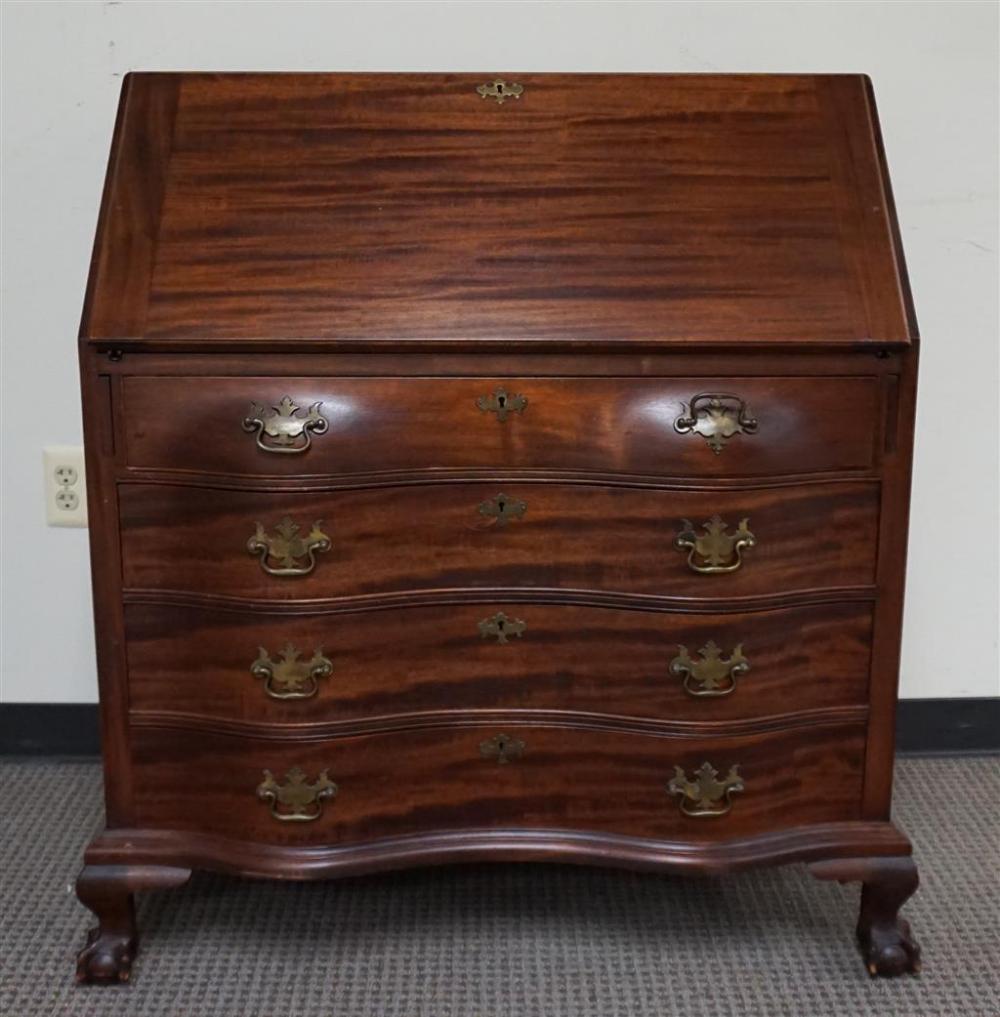 CHIPPENDALE STYLE MAHOGANY SLANT FRONT 3277eb