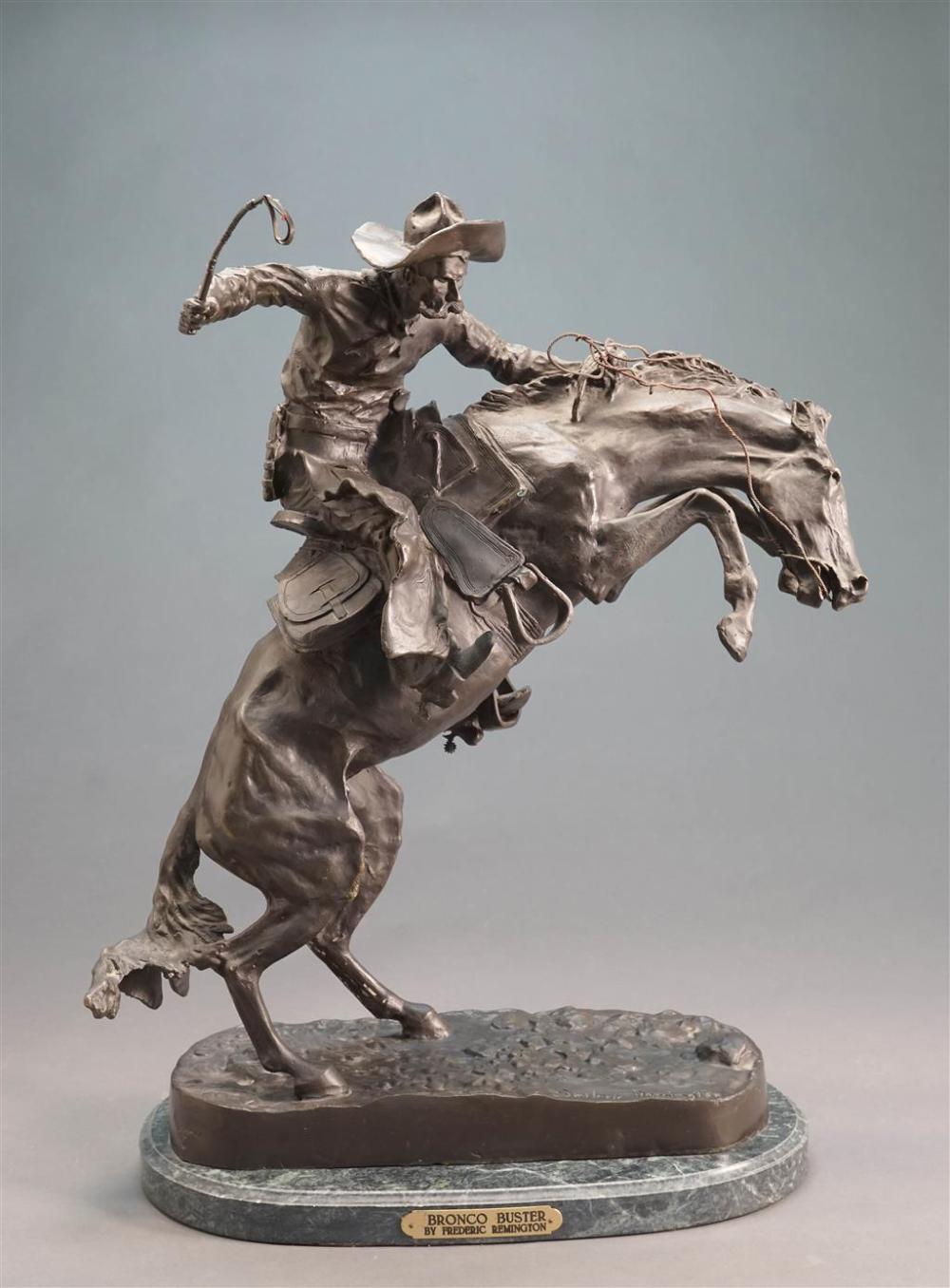 AFTER FREDERIC REMINGTON, BRONCO