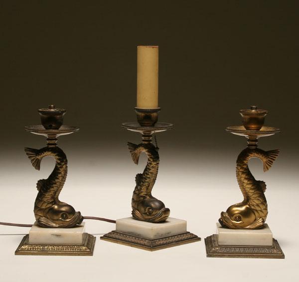 Three Pairpoint candlestick accent 50c03