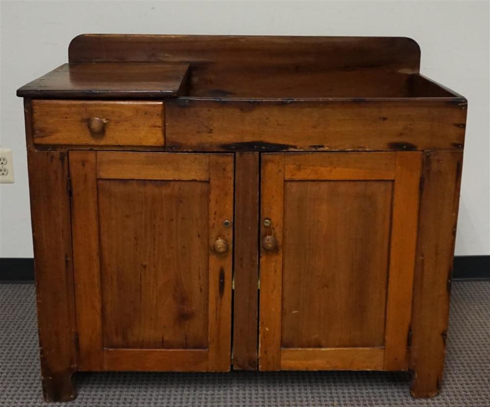 EARLY AMERICAN STYLE PINE DRY SINK,