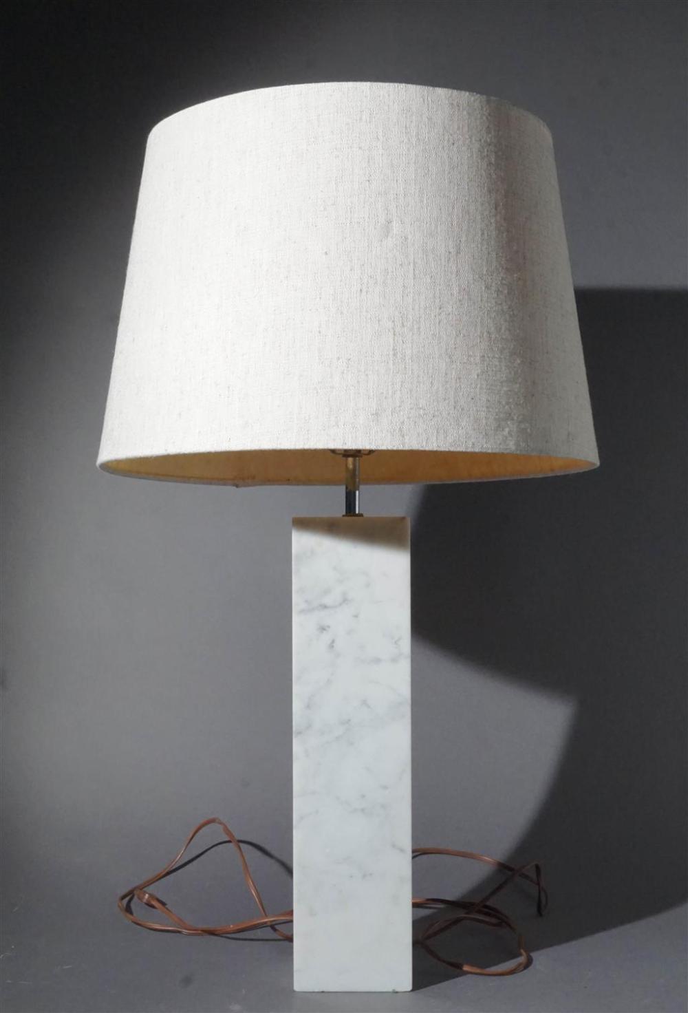 POLISHED MARBLE BLOCK TABLE LAMP  327857