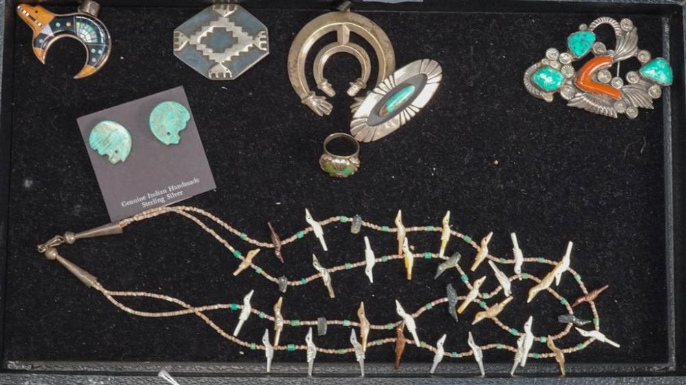 COLLECTION OF NATIVE AMERICAN SILVER