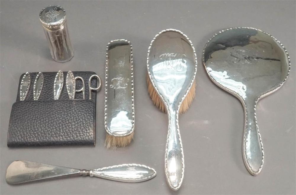 TEN PIECE BRITISH STERLING SILVER 327922