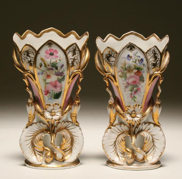 Pair of Continental porcelain vases 50c22