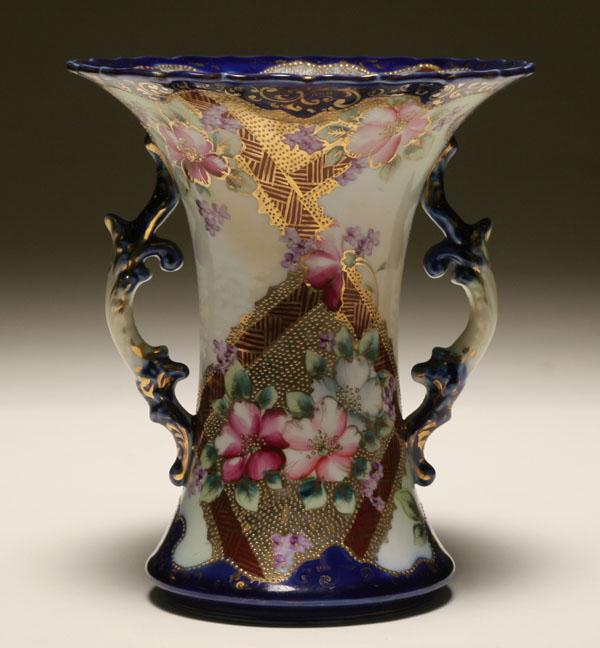 English hand painted floral porcelain 50c23