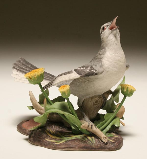 Boehm porcelain hand painted mockingbird