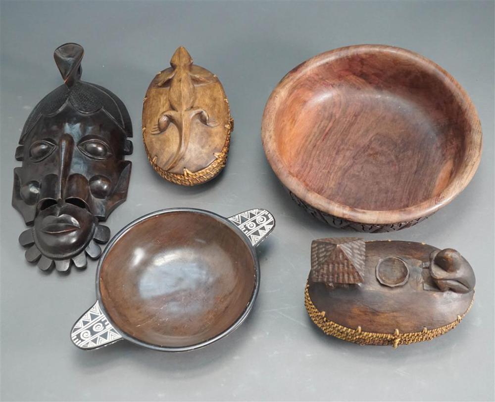 ETHNOGRAPHIC WOOD CARVINGS CONSISTING
