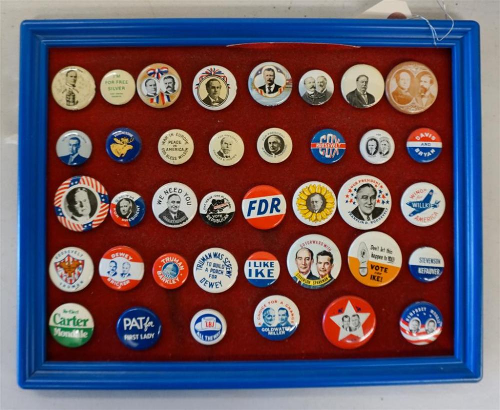 COLLECTION OF POLITICAL BUTTONSCollection