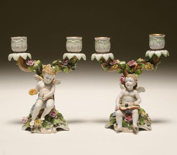 Pair of Von Schierholz porcelain 50c37