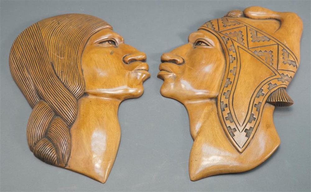 SOUTH AMERICAN CARVED WOOD PROFILE 327a46