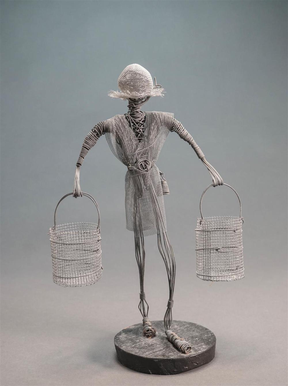 CONTEMPORARY WIRE SCULPTURE OF