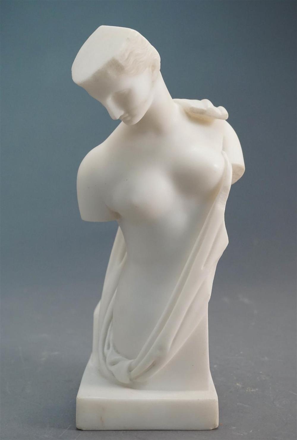 ITALIAN CARVED MARBLE TORSO OF 327a69