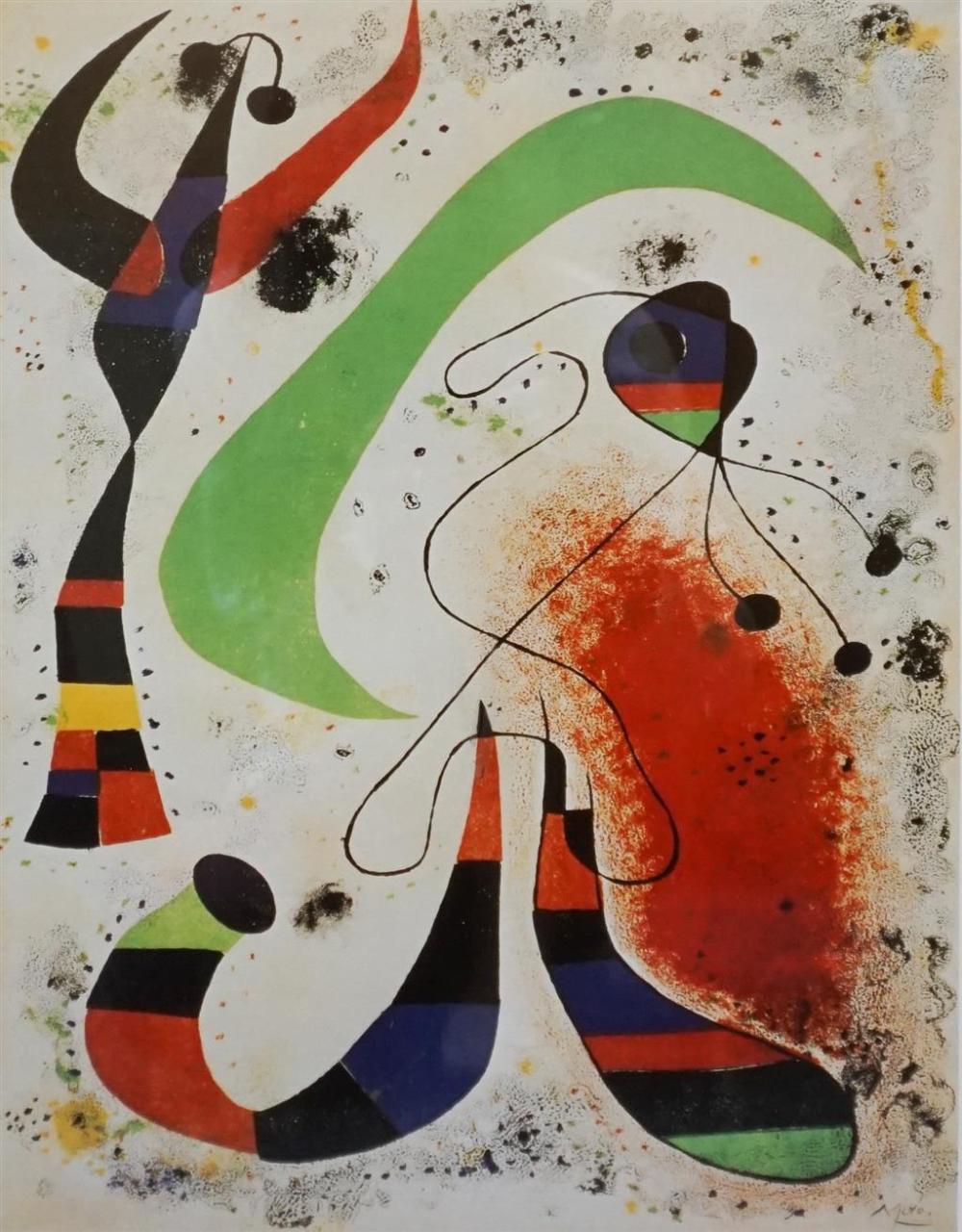 AFTER MIRO ABSTRACT COLOR PRINT  327a94