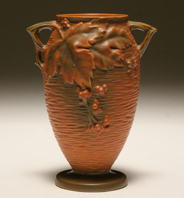 Roseville art pottery; Bushberry