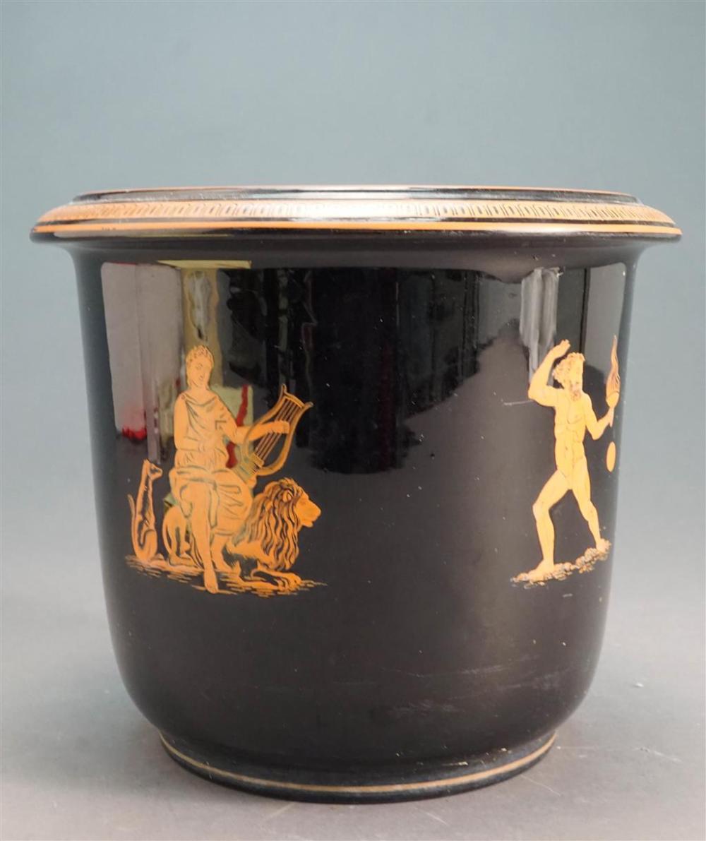 GREEK DECORATED PORCELAIN JARDINIERE  327aea