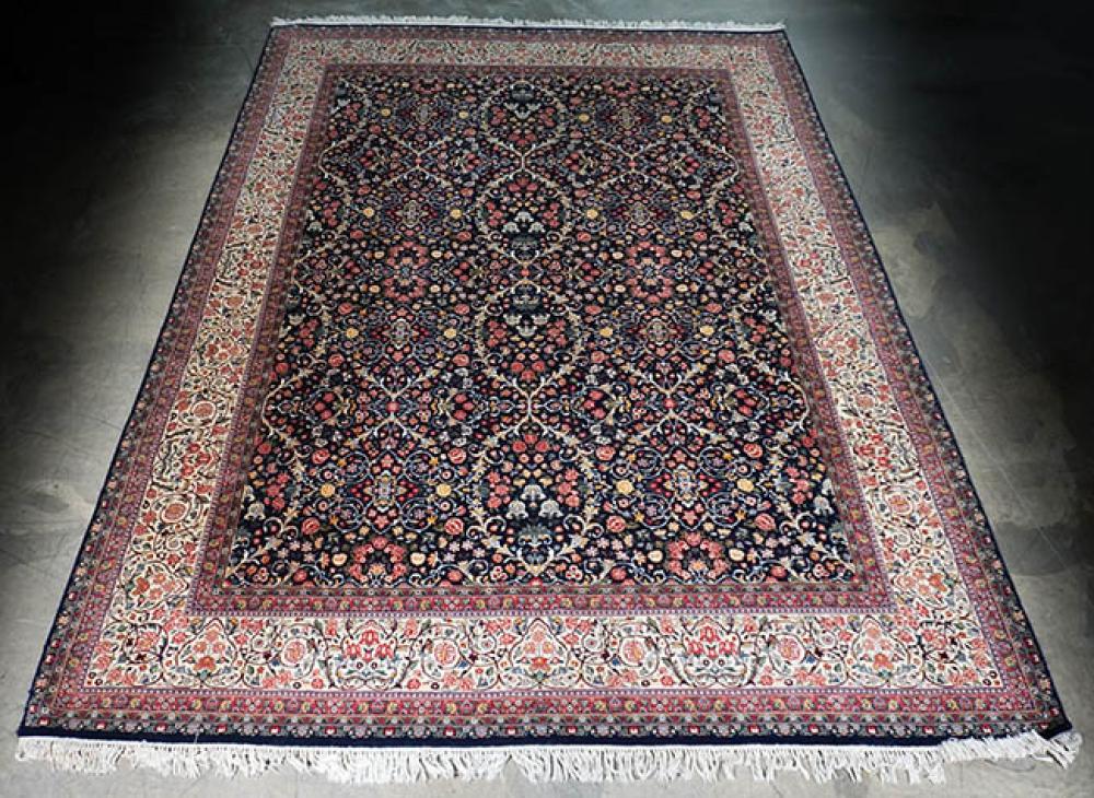 MESHED RUG, FIRST QUARTER 20TH