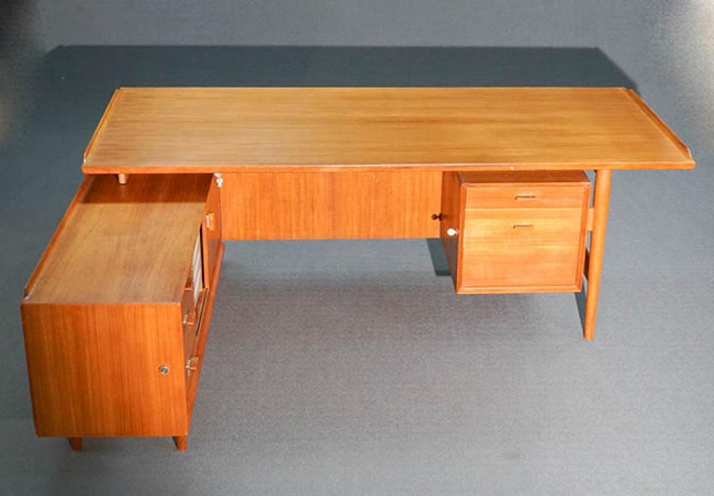 ARNE VODDER TEAK TWO PART EXECUTIVE 327b5f