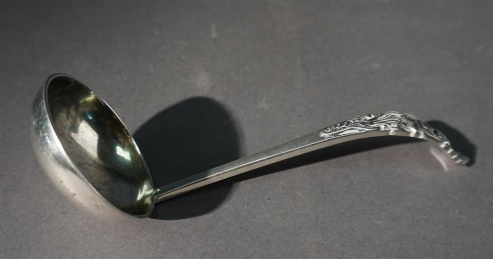 800-SILVER JUGENSTIL-STYLE SAUCE LADLE,