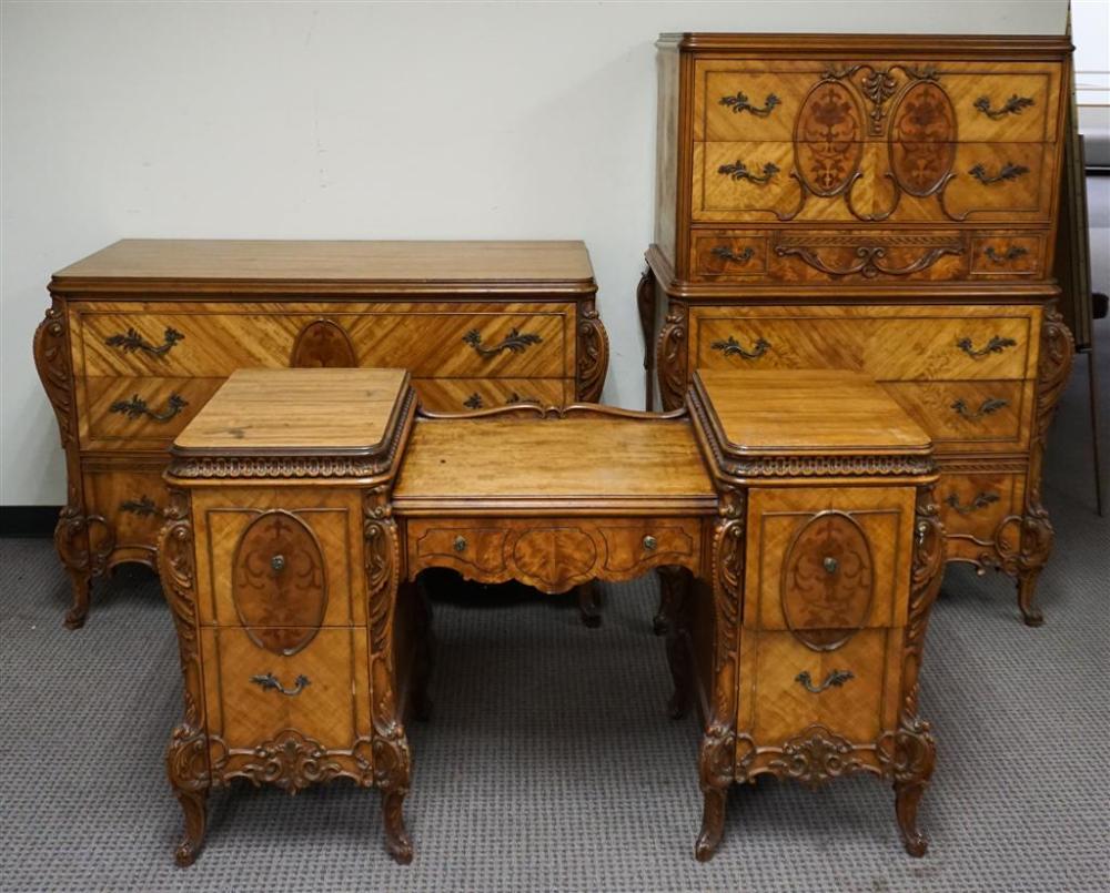 PROVINCIAL STYLE SATINWOOD INLAID