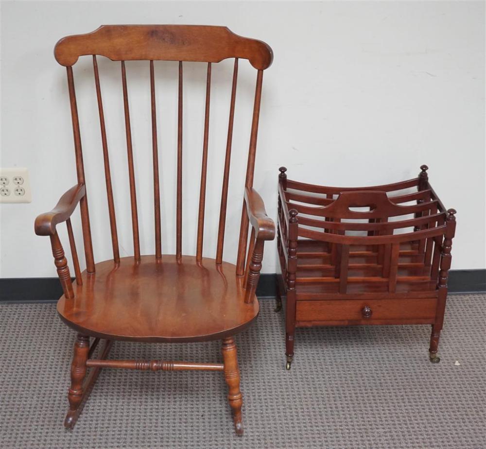 GEORGIAN STYLE MAHOGANY CANTERBURY 327cb2