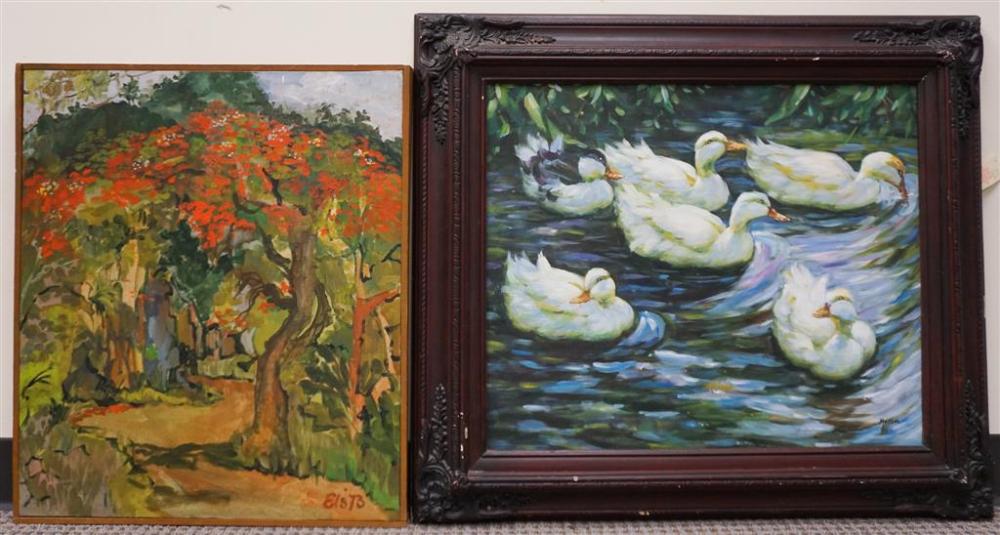 20TH CENTURY IMPRESSIONIST SCHOOL, DUCKS