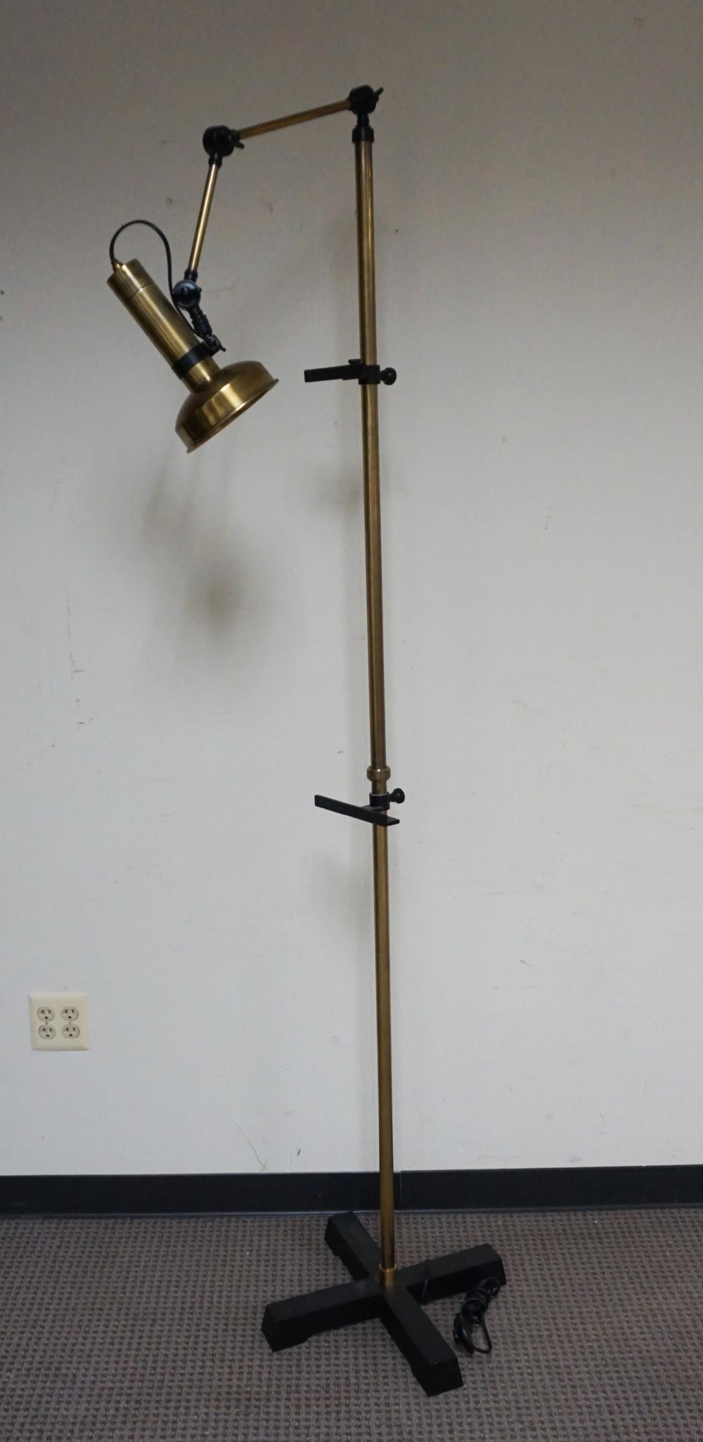 BRASS AND IRON ADJUSTABLE EASEL 327ceb