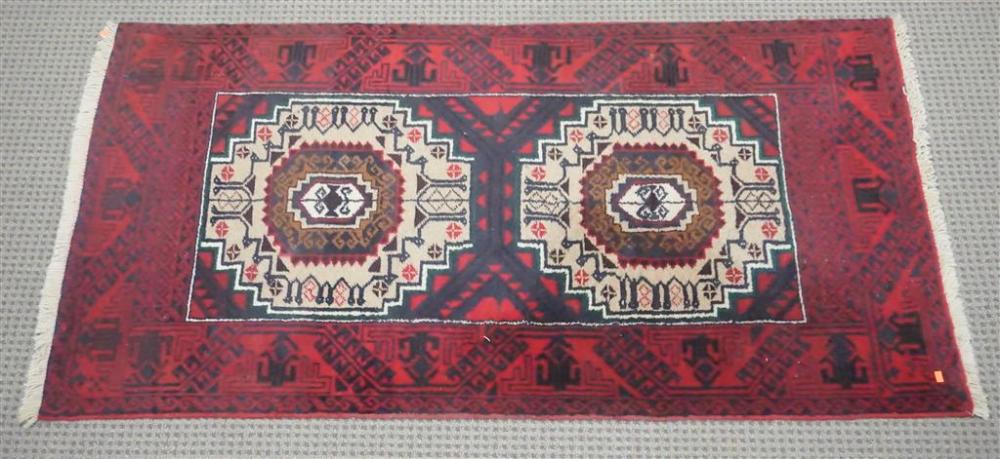 AFGHAN RUG, 5 FT 6 IN X 2 FT 10