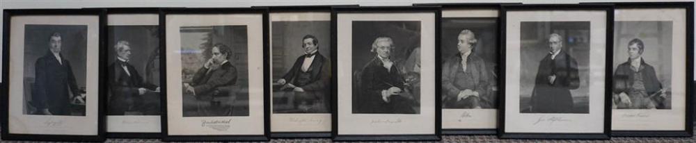 COLLECTION OF EIGHT FRAMED HISTORICAL