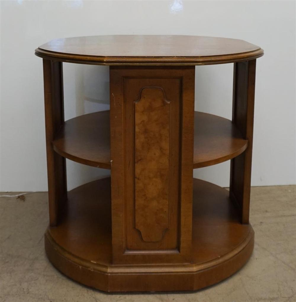 FRUITWOOD SIDE TABLE, H: 24-1/2,