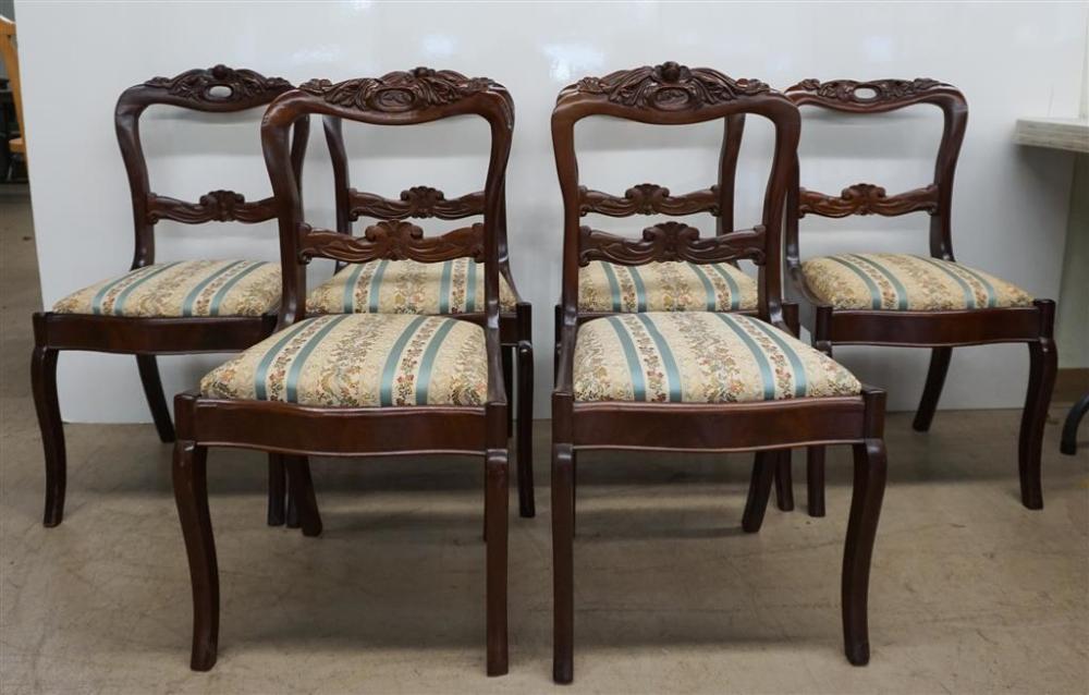 SET OF SIX VICTORIAN STYLE MAHOGANY