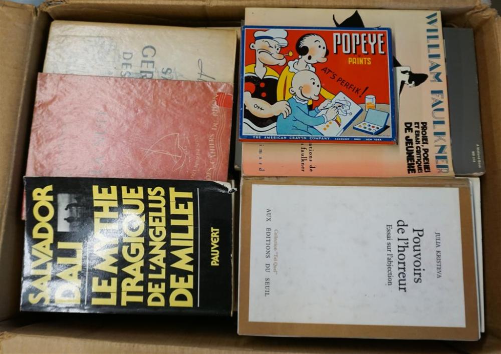 BOX OF MOSTLY FRENCH BOOKSBox of