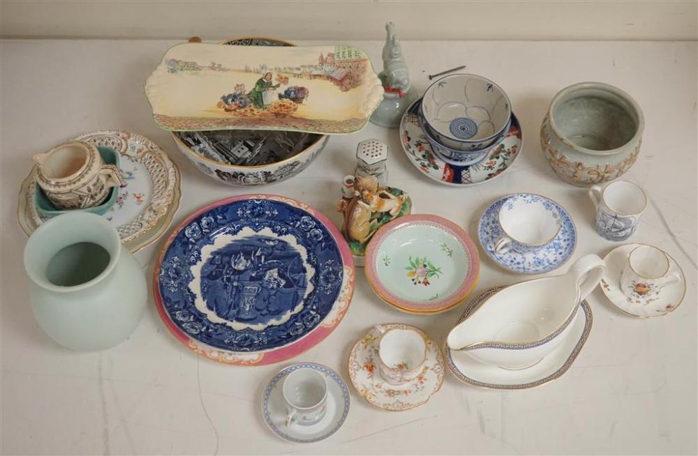 GROUP OF EUROPEAN AND ASIAN PORCELAIN