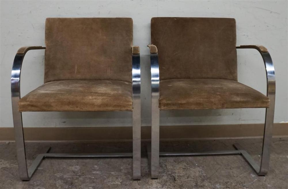 PAIR OF MIES VAN DE ROHE FOR KNOLL 327f01