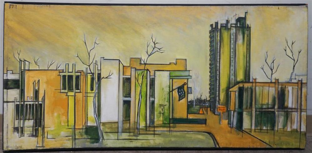 P MACINTYRE ABSTRACT STREET SCENE  327f3a