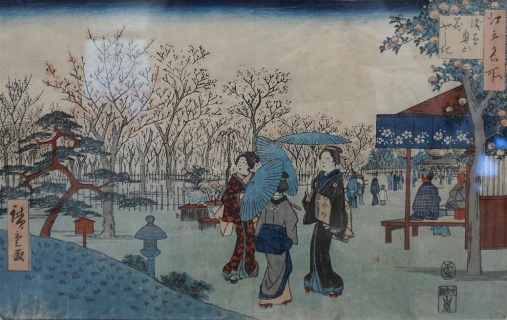 AFTER HIROSHIGE CITY STREET SCENE  327f91