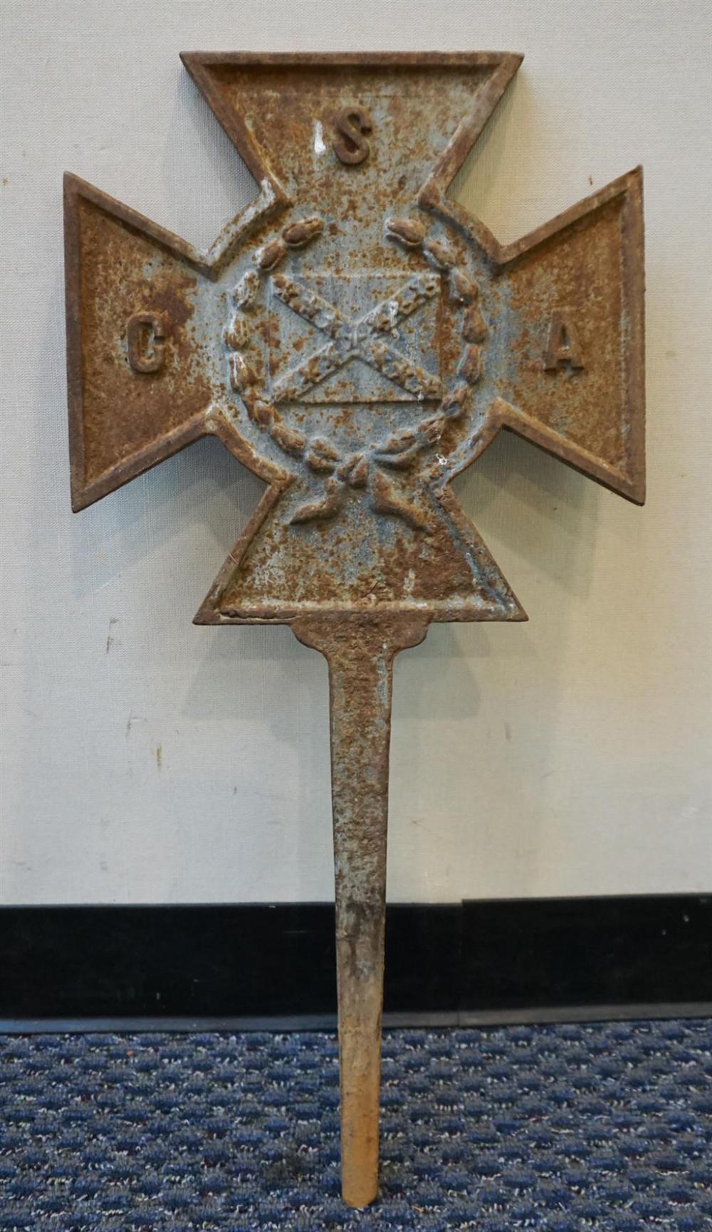 CC S A Cast Iron Memorial Marker  327f95