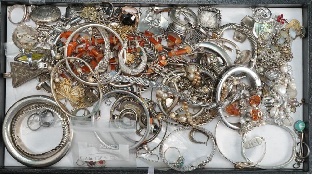 COLLECTION OF SILVER AND SILVERED