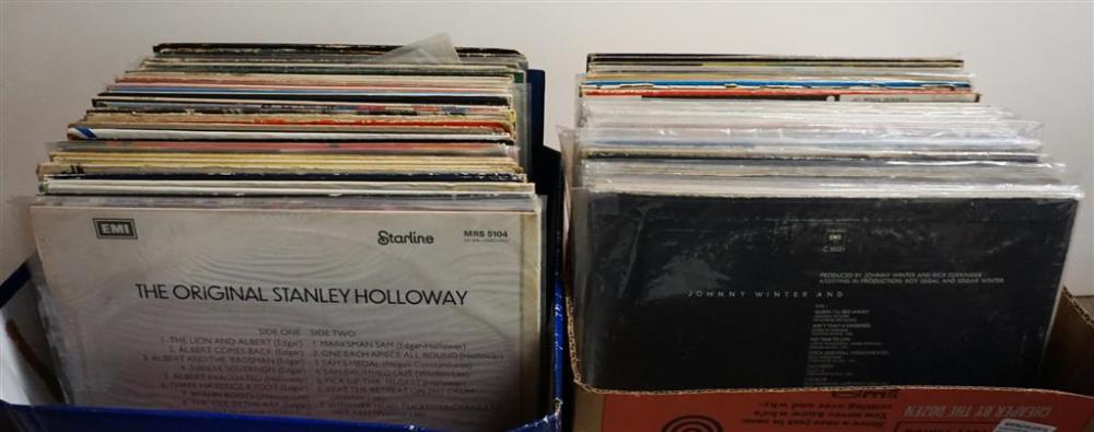 TWO BOXES OF RECORDSTwo Boxes of
