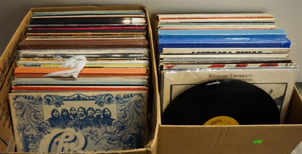 TWO BOXES OF RECORDSTwo Boxes of