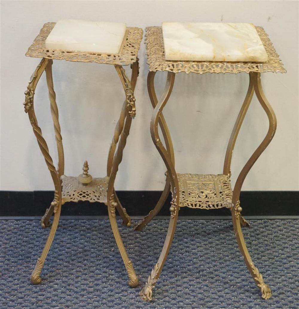 PAIR OF VICTORIAN STYLE PATINATED