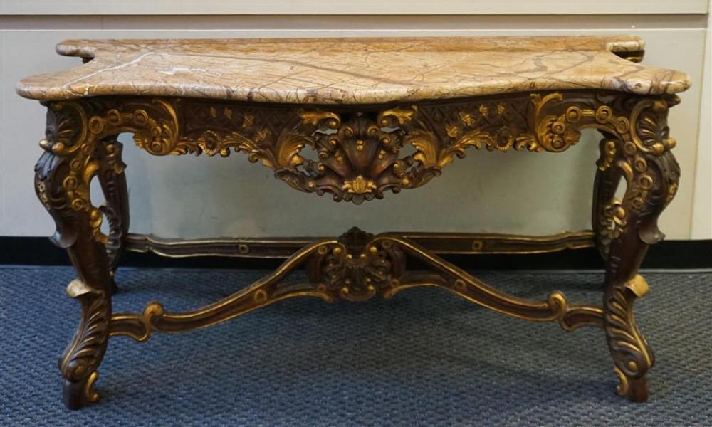 LOUIS XV STYLE PARCEL GILT DECORATED