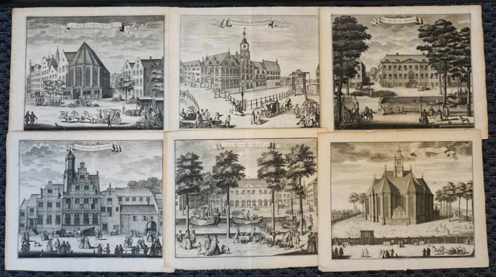 GROUP OF SIX PRINTS BY REINIER