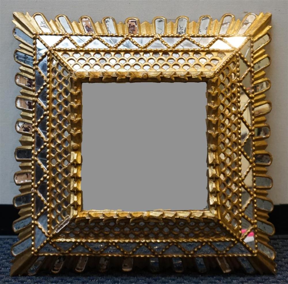 ITALIAN GILT FRAME MIRROR SQUARE  32818d