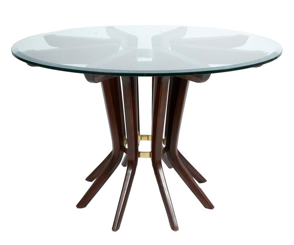 PAOLO BUFFA ROUND DINING TABLEwood  325b49