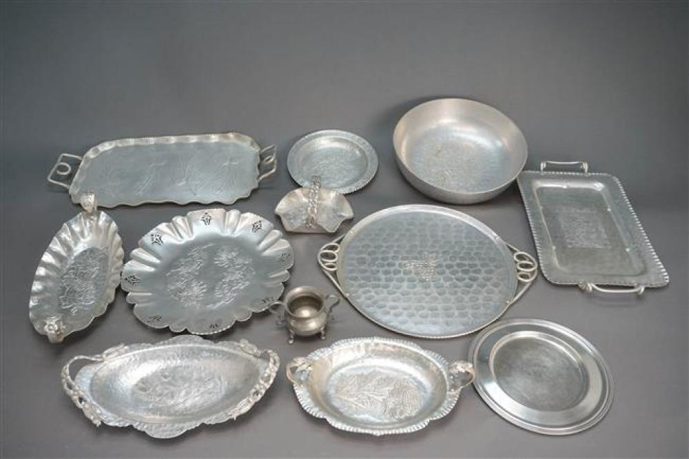 GROUP WITH ALUMINUM AND PEWTER