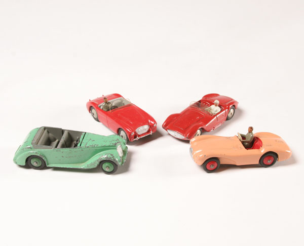 Dinky sports cars; Maserati, Aston Martin,