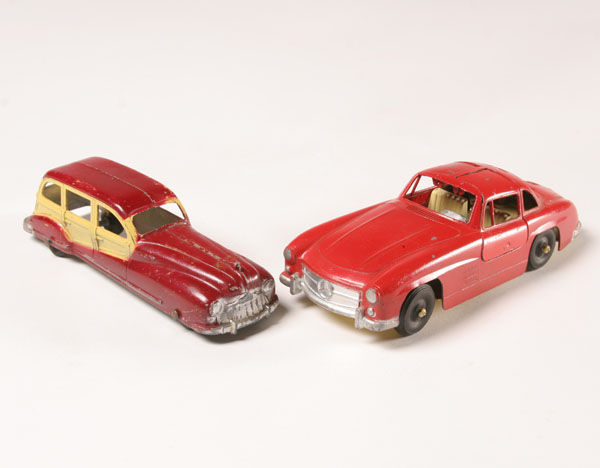 Tootsie Toy cars; gull wing Mercedes