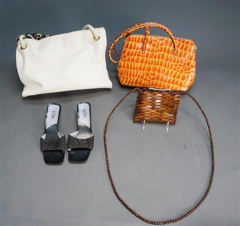 COLLECTION OF LADIES PURSES AND PAIR