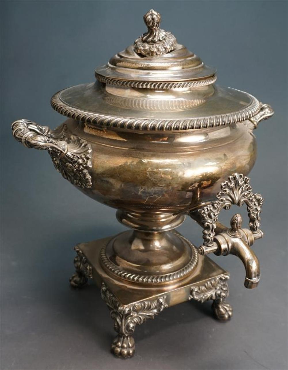 ENGLISH SILVER PLATE HOT WATER 325cb9