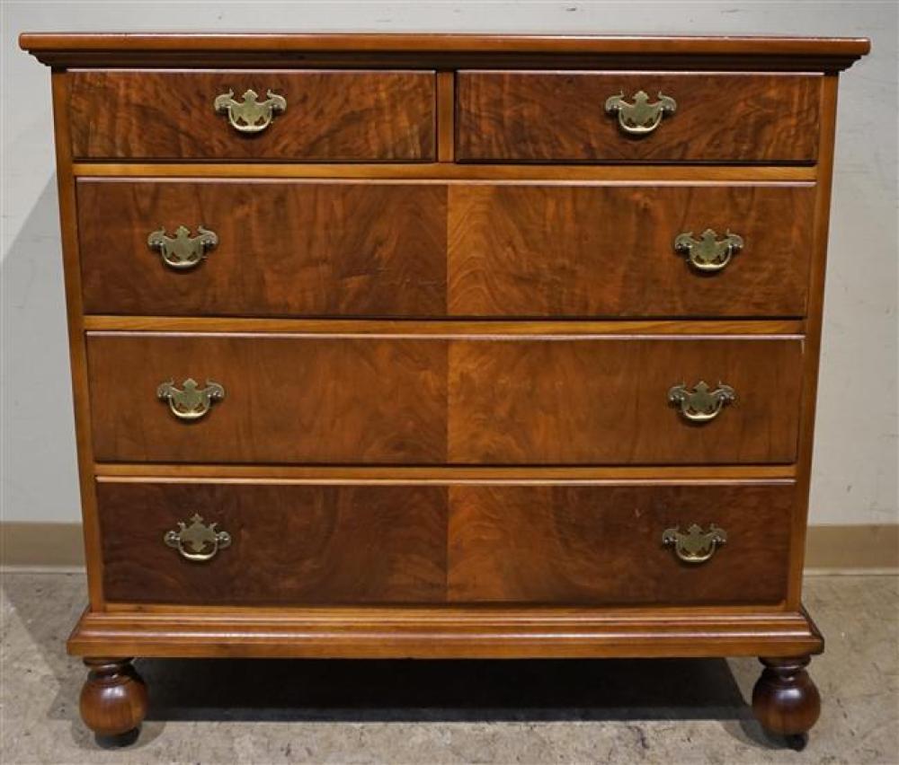 WILLIAM AND MARY STYLE CHERRY AND WALNUT